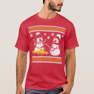 T-shirt Pee Pee Snowman