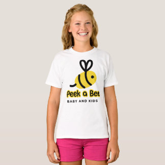 T-shirt Peek a Bee girl's 
