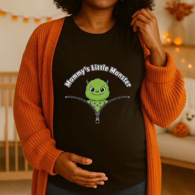 T-shirt Peekaboo Baby Monster Maternité Halloween (Créateur téléchargé)