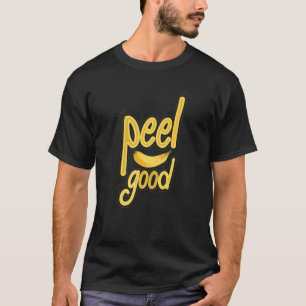 T-shirt Peel Good Women Banana Jaune Fruit Love