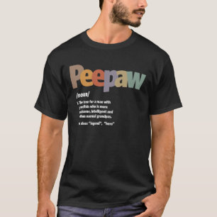 T-shirt Peepaw Définition - Drôle Fête des pères