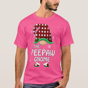 T-shirt Peepaw Gnomalo Buffalo Red Plaid Correspondant Fam