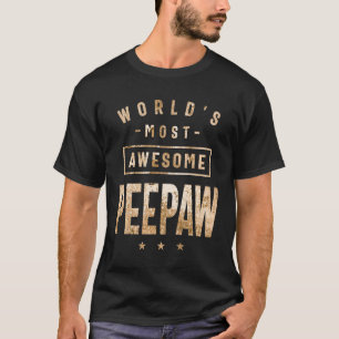 T-shirt Peepaw le plus génial au monde - Grand-père drôle