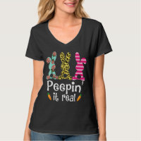 Peepin' It Real Cute Rabbit Graphic
