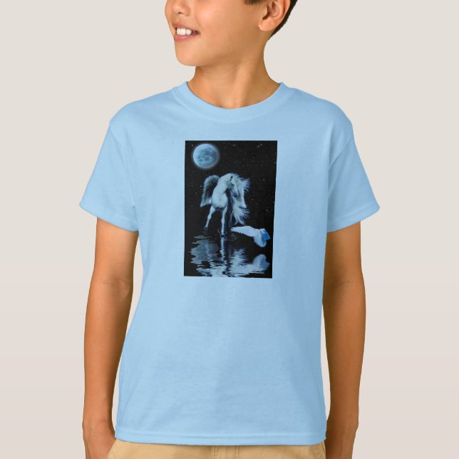 T-shirt PEGASUS et collection BLANCHE de RAVEN (Devant)