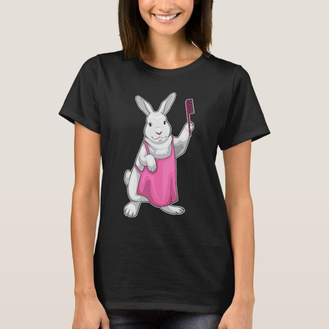 T-shirt Peigne de coiffeur Bunny (Devant)