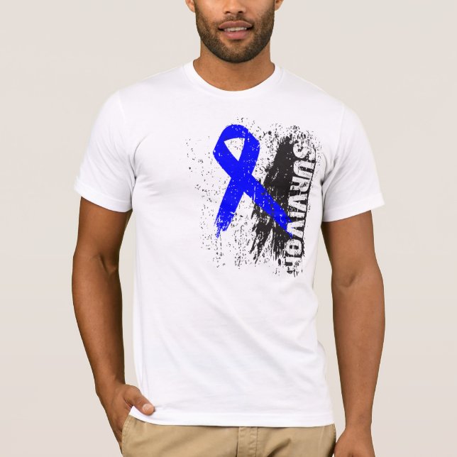T-shirt Peignez la conception d'éclaboussure - survivant (Devant)
