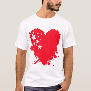 T-shirt Peignez le coeur d'amour