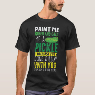 T-shirt Peignez-moi le vert et appelez-moi un chou
