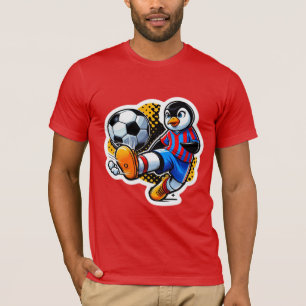 T-SHIRT PEINE DE FOOTBALL DE PENGUIN 6
