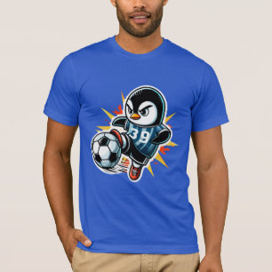T-SHIRT PEINE DE FOOTBALL DE PENGUIN 7