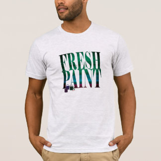T-shirt peint frais