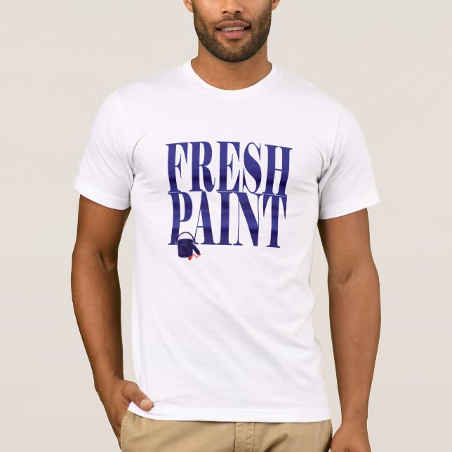 T-shirt peint frais (Devant)