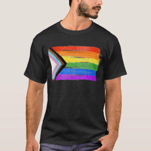 T-shirt peint Progress Pride
