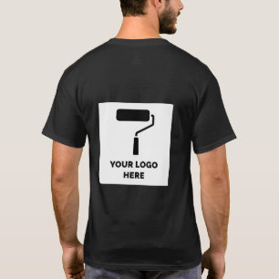 T-shirt Peintre et décorateur Ajouter votre logo noir