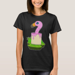 T-shirt Peintre flamant Seau de peinture Peinture