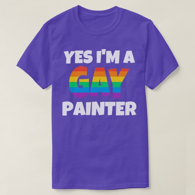 T-shirt Peintre Gay (Design devant)