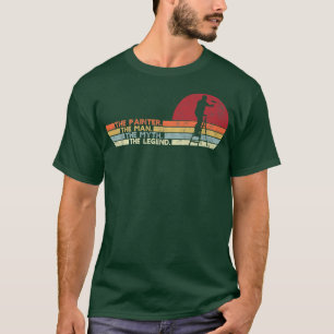 T-shirt Peintre L'Homme Mythe Légende Style Rétro Maison P