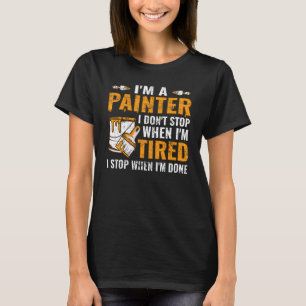 T-shirt Peintre maître peintre artisan plasterer peinture