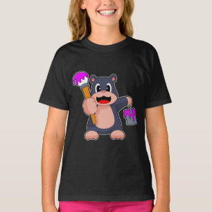 T-shirt Peintre Mole Peintre peinture brosse Peinture