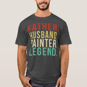 T-shirt Peintre papa Père Vintage