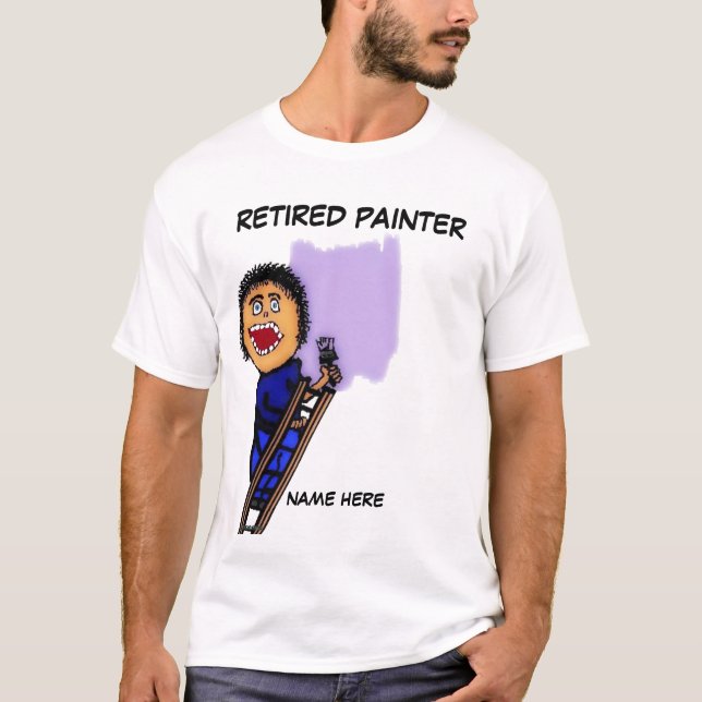 T-shirt Peintre retraité (Devant)