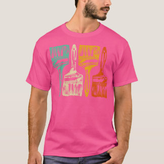 T-shirt Peintre Retro vintage