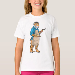 T-shirt Peintre Tiger Peintre Peinture