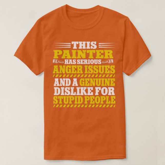 T-shirt Peintre Union House Peintre7 (Design devant)