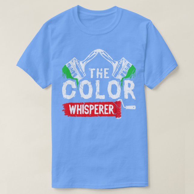 T-shirt Peintre Whisperer couleur (Design devant)