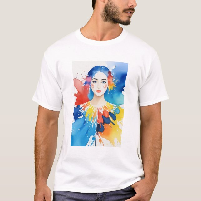 T-shirt peinture #24 (Devant)