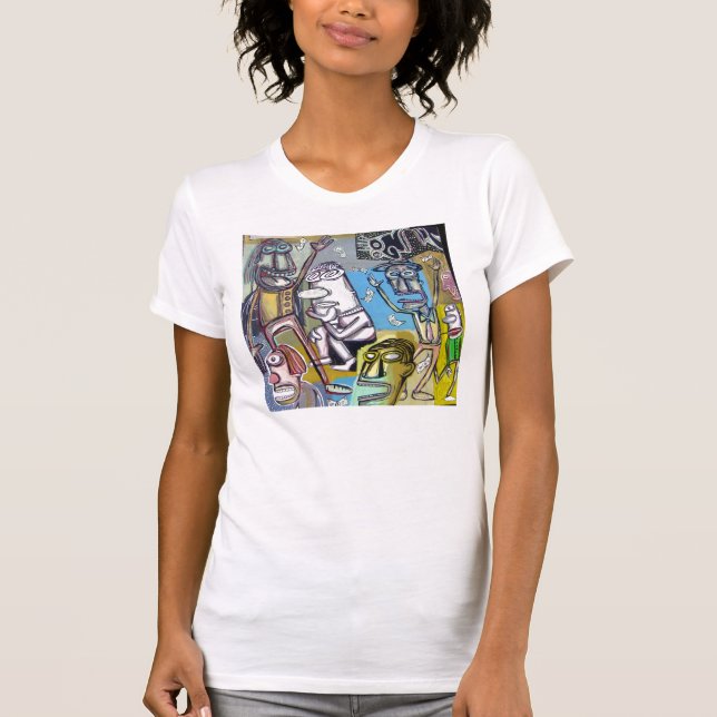T-shirt Peinture #4 Rodin à Vegas (Devant)