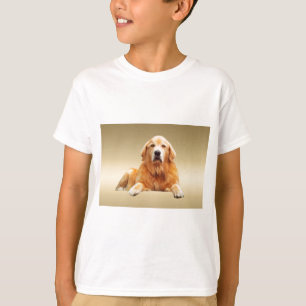 T-shirt Peinture à l'aquarelle d'un chien Labrador noir