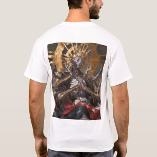 T-shirt Peinture à l'huile Satanic Saint Hyper réalisme