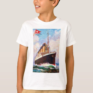 T-shirt Peinture à l'huile Titanic White Star Line