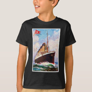 T-shirt Peinture à l'huile Titanic White Star Line