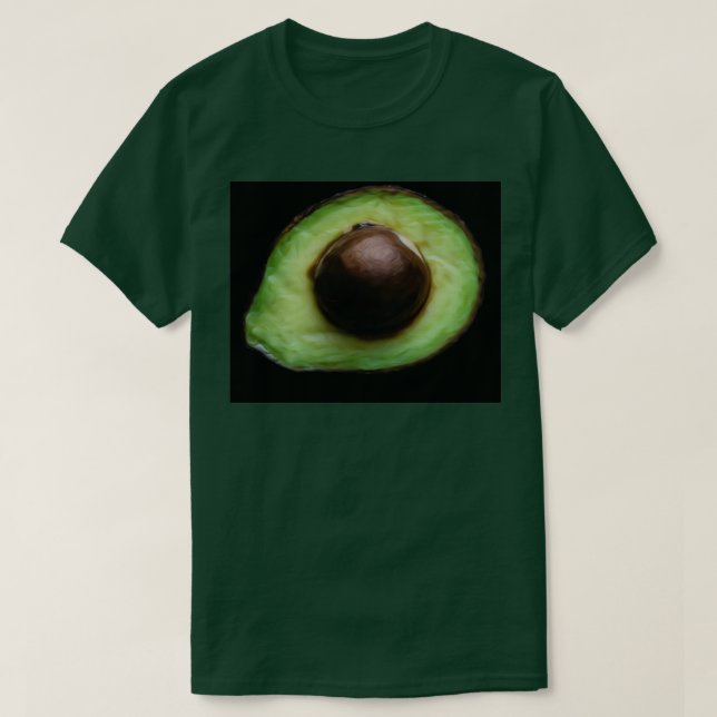 T-shirt Peinture à moitié huile Avocado (Design devant)