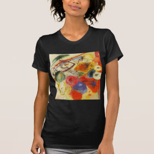 T-shirt Peinture abstraite de courses noires de Kandinsky