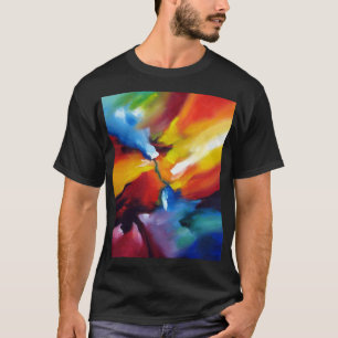 T-shirt Peinture Abstraite expressionniste tendance Art mo
