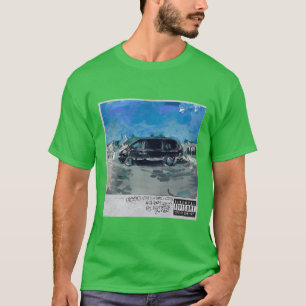 T-shirt peinture acrylique kendrick lamar good kid mad cit