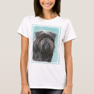 T-shirt Peinture Affenpinscher - Joli art original chien