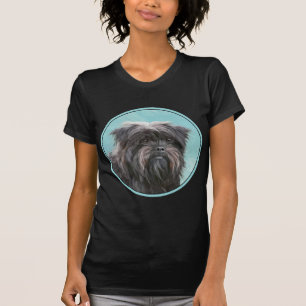 T-shirt Peinture Affenpinscher - Joli art original chien