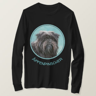 T-shirt Peinture Affenpinscher - Joli art original chien