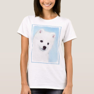 T-shirt Peinture américaine de chien Eskimo - Art origina