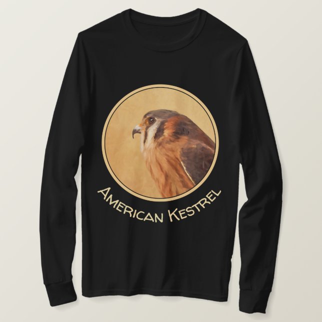 T-shirt Peinture américaine Kestrel - Art original pour oi (Design devant)