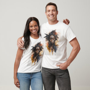 T-shirt Peinture aquarelle, Belles femmes de la tribu afri