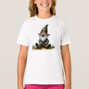 T-shirt Peinture aquarelle d'un joli Gnome