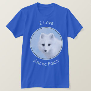 T-shirt Peinture Arctic Fox - Art original de la faune