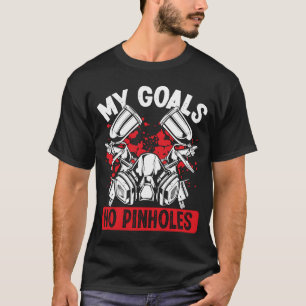 T-shirt Peinture automobile de voitures Mes objectifs Aucu