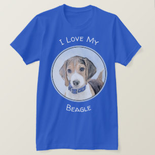 T-shirt Peinture beagle - Cute Original Chien Art